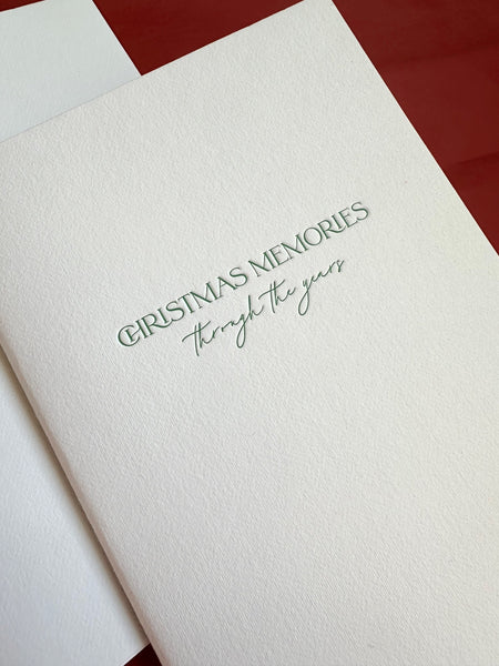 Christmas Memory Book – jill.cate design & letterpress
