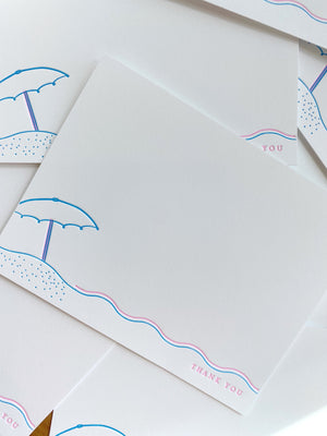 Beach Vibes Thank You Cards