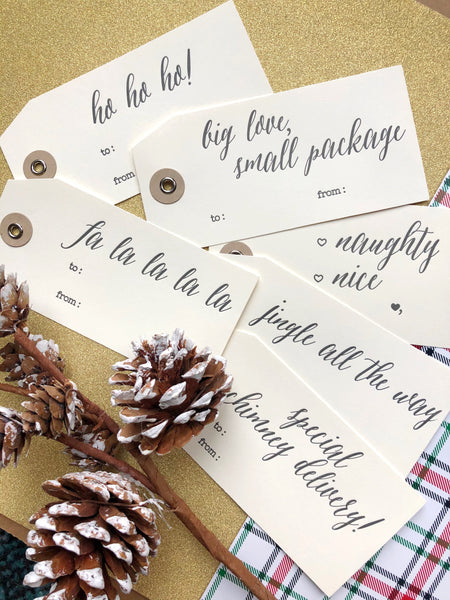 Holiday Gift Tags – jill.cate design & letterpress