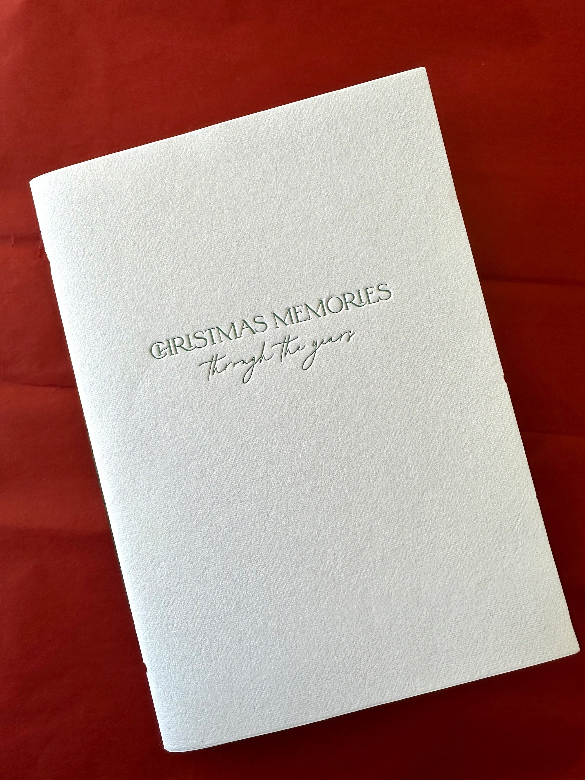 Christmas Memory Book – jill.cate design & letterpress