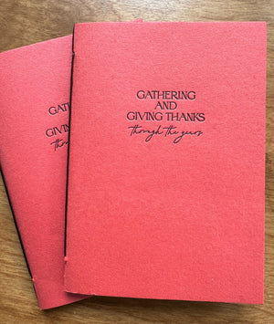 Gather and Give Thanks Memory Book