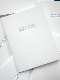 Father of the Bride Wedding Day Card