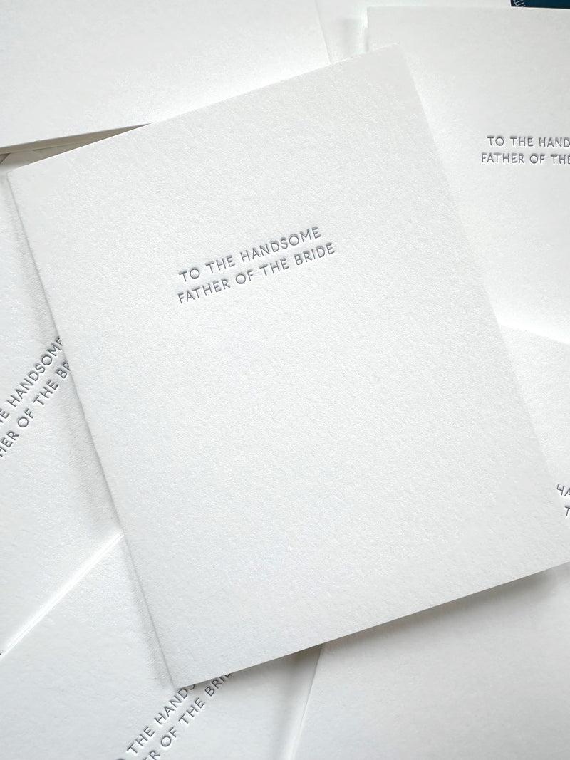 Father of the Bride Wedding Day Card