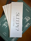 Sleepy Letterpress Bookmark