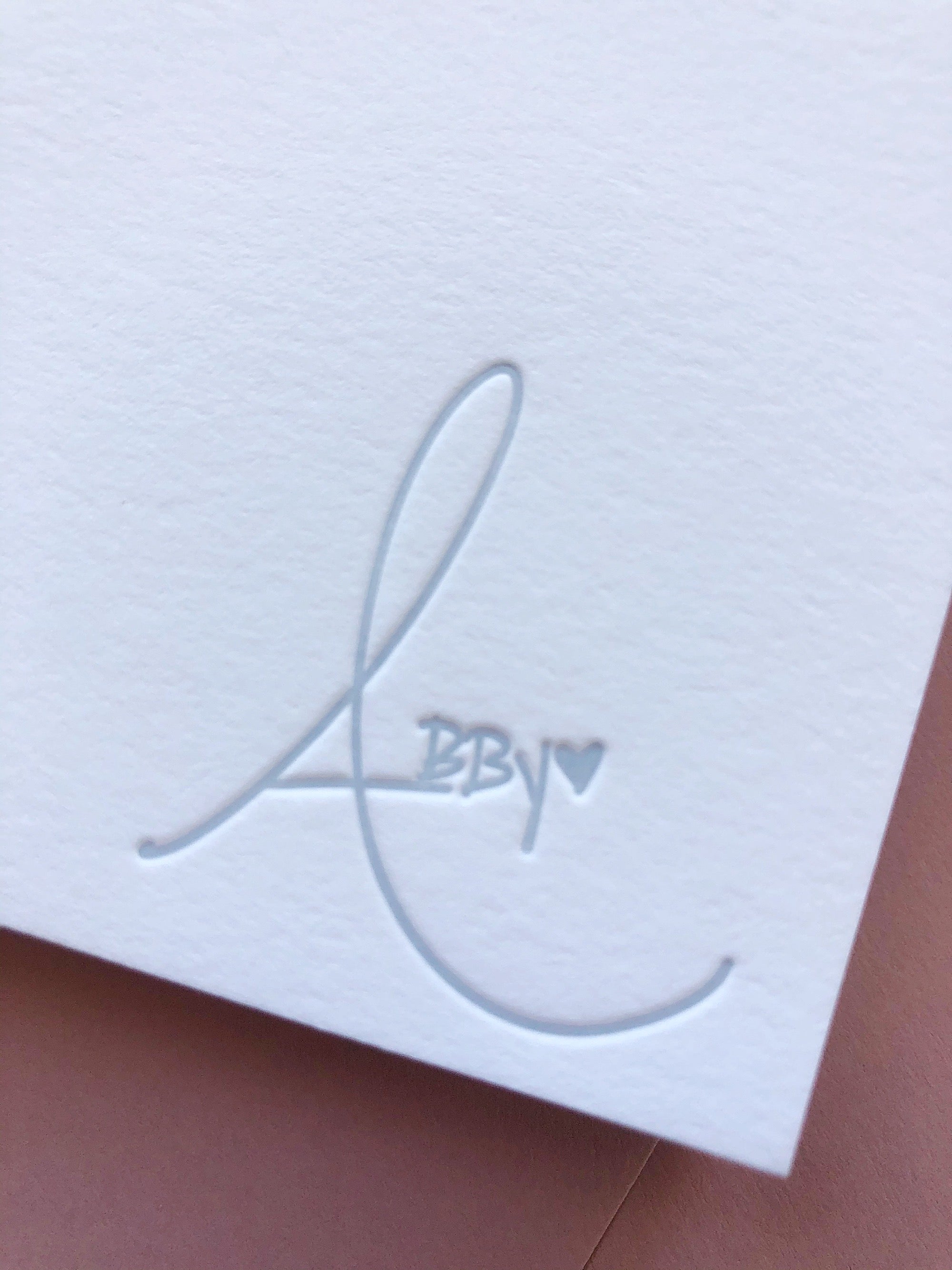 Abby Stationery