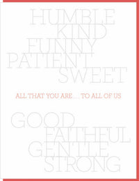 All That You Are To All Of Us