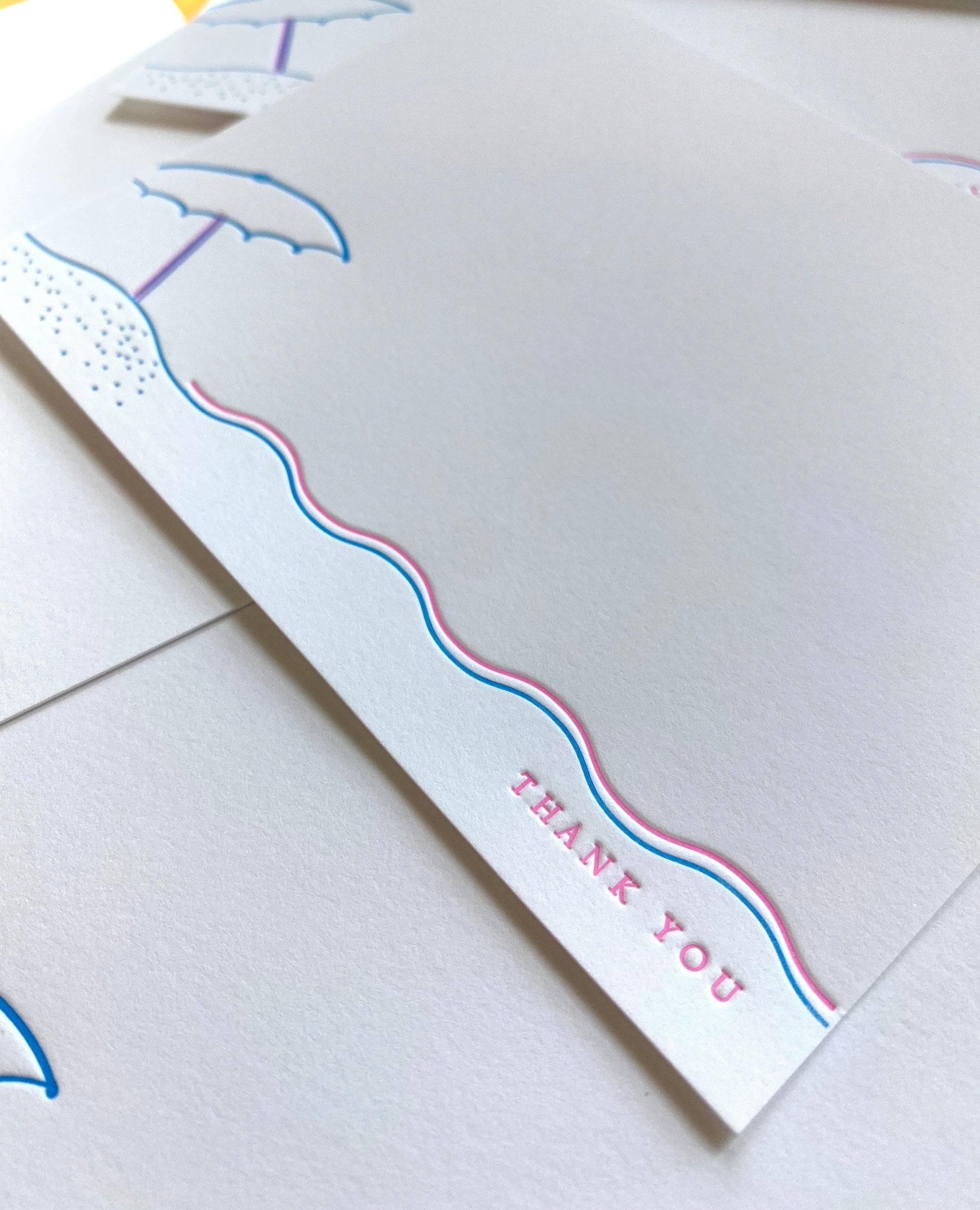 Beach Vibes Thank You Cards