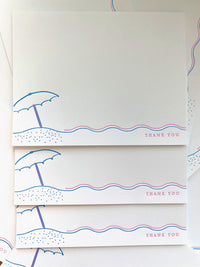 Beach Vibes Thank You Cards