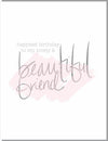 Birthday Beautiful Friend