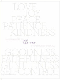 Birthday : Love, Joy, Peace