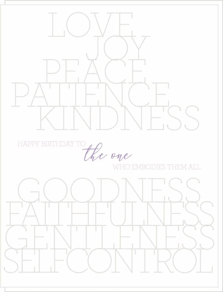 Birthday : Love, Joy, Peace