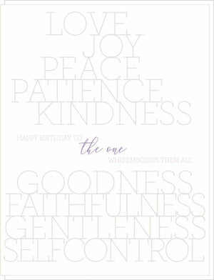 Birthday : Love, Joy, Peace