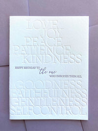 Birthday : Love, Joy, Peace
