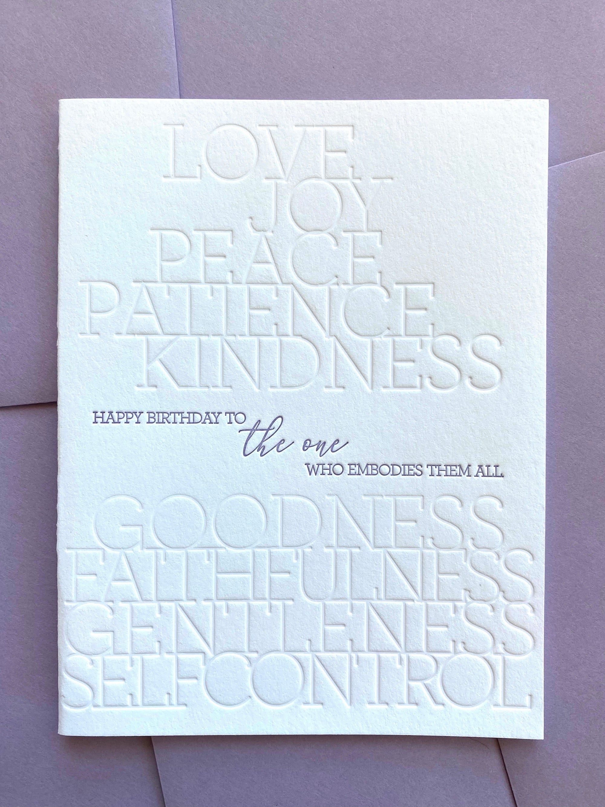 Birthday : Love, Joy, Peace