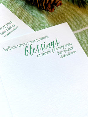 Blessings Table Cards