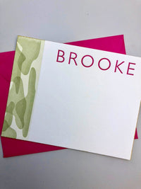 Camo Stationery