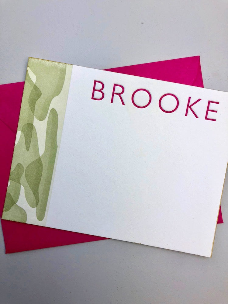 Camo Stationery