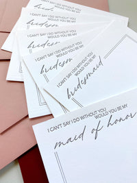 Bridesmaid + Maid Of Honor Pack