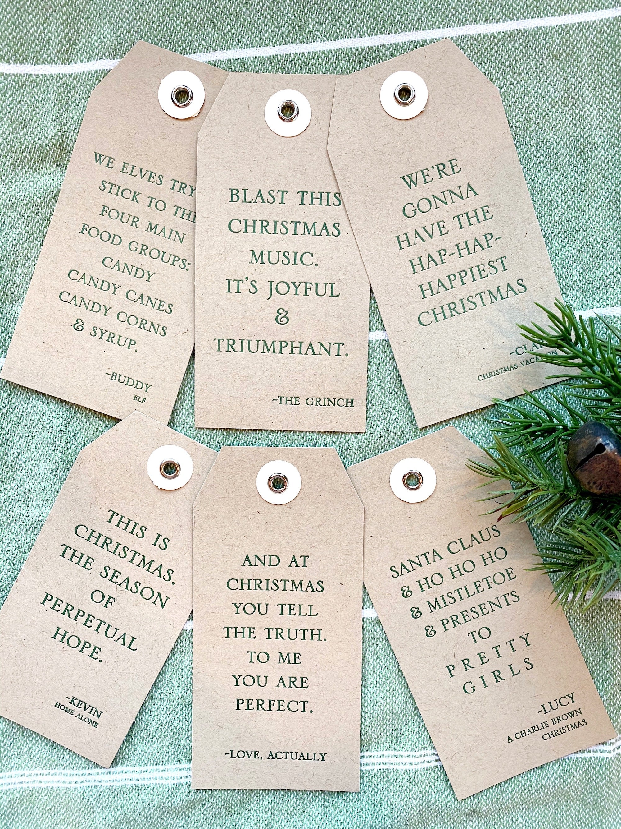 Christmas Movie Gift Tags