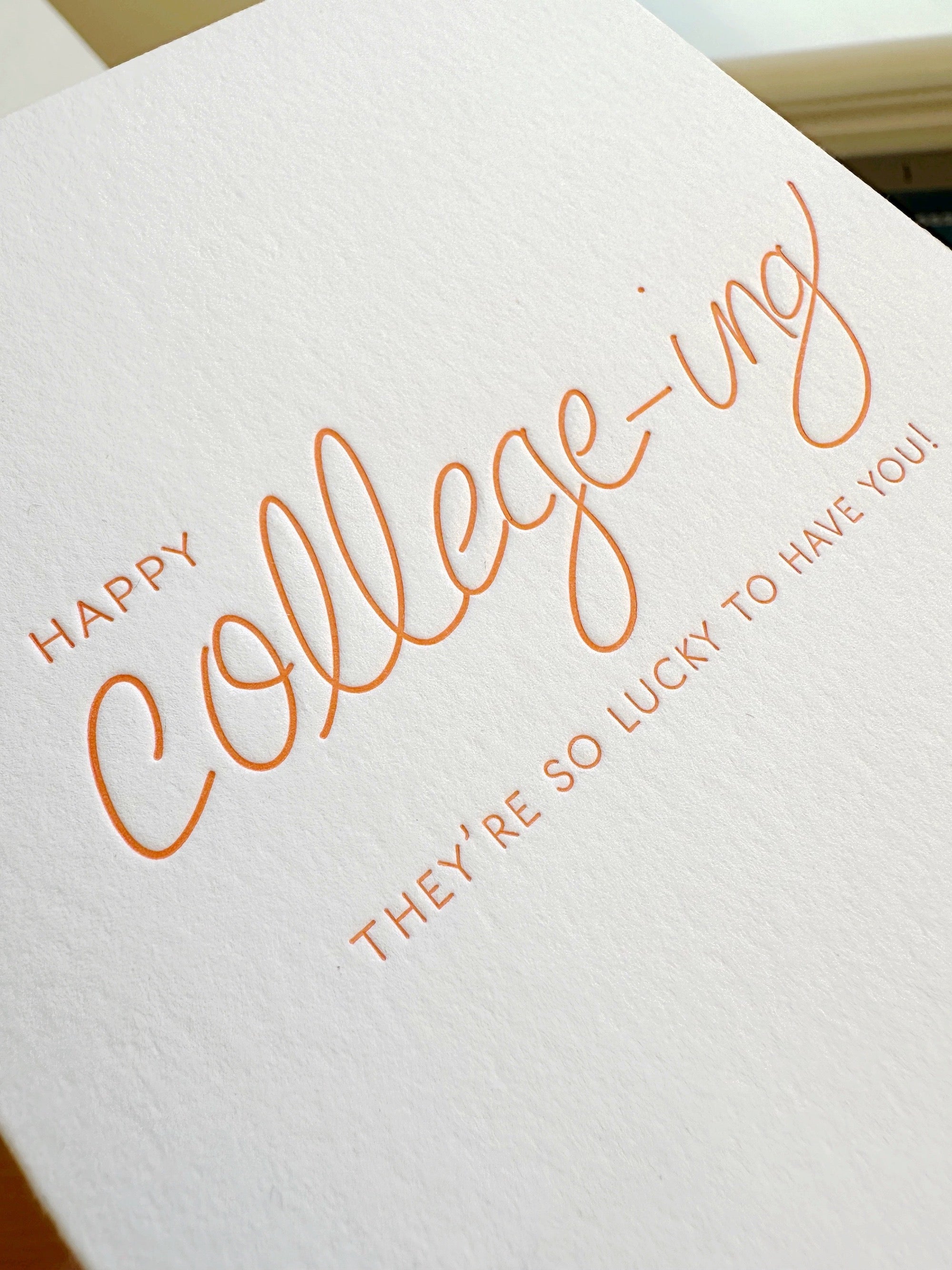 Happy College-ing!
