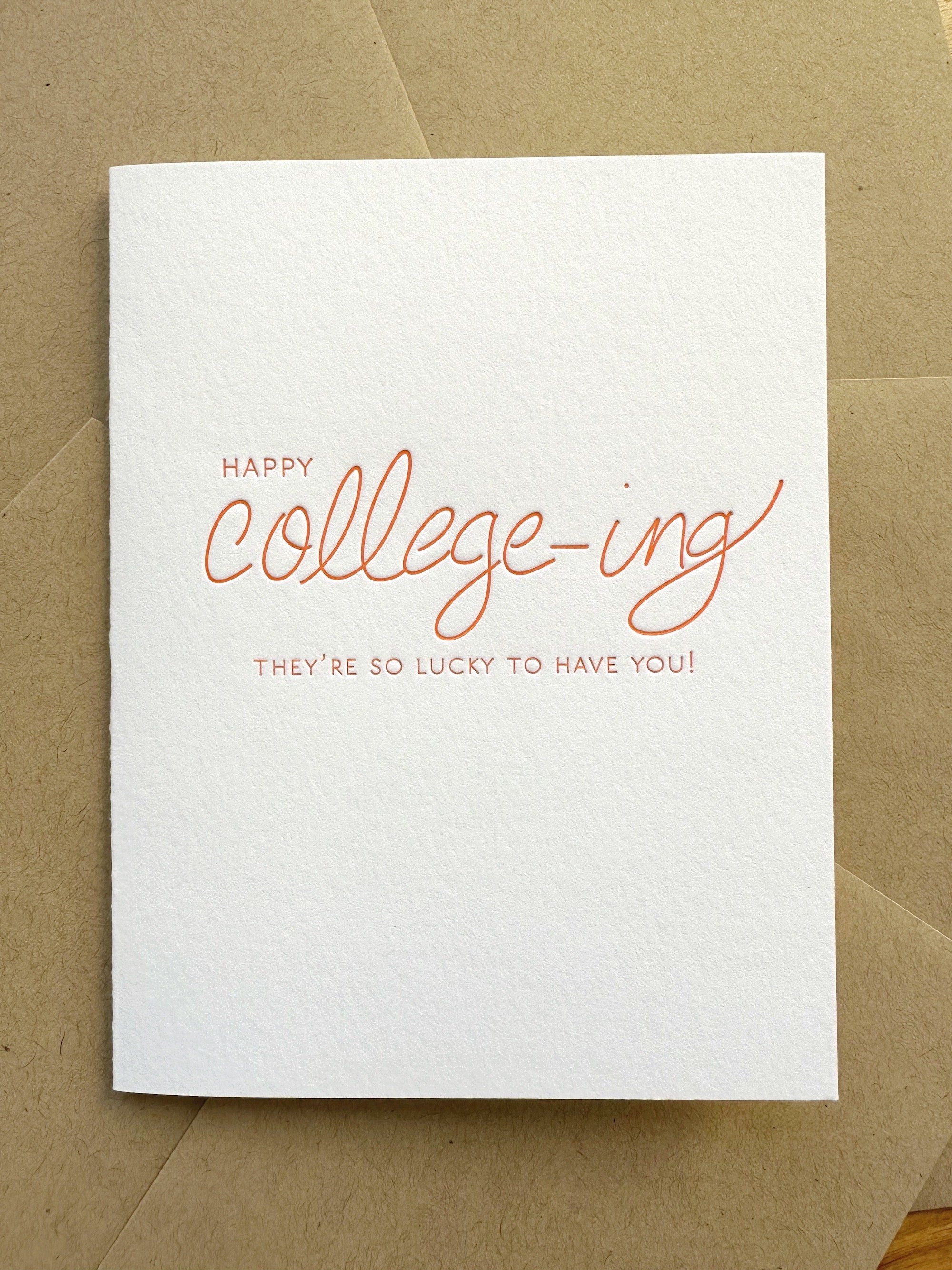 Happy College-ing!