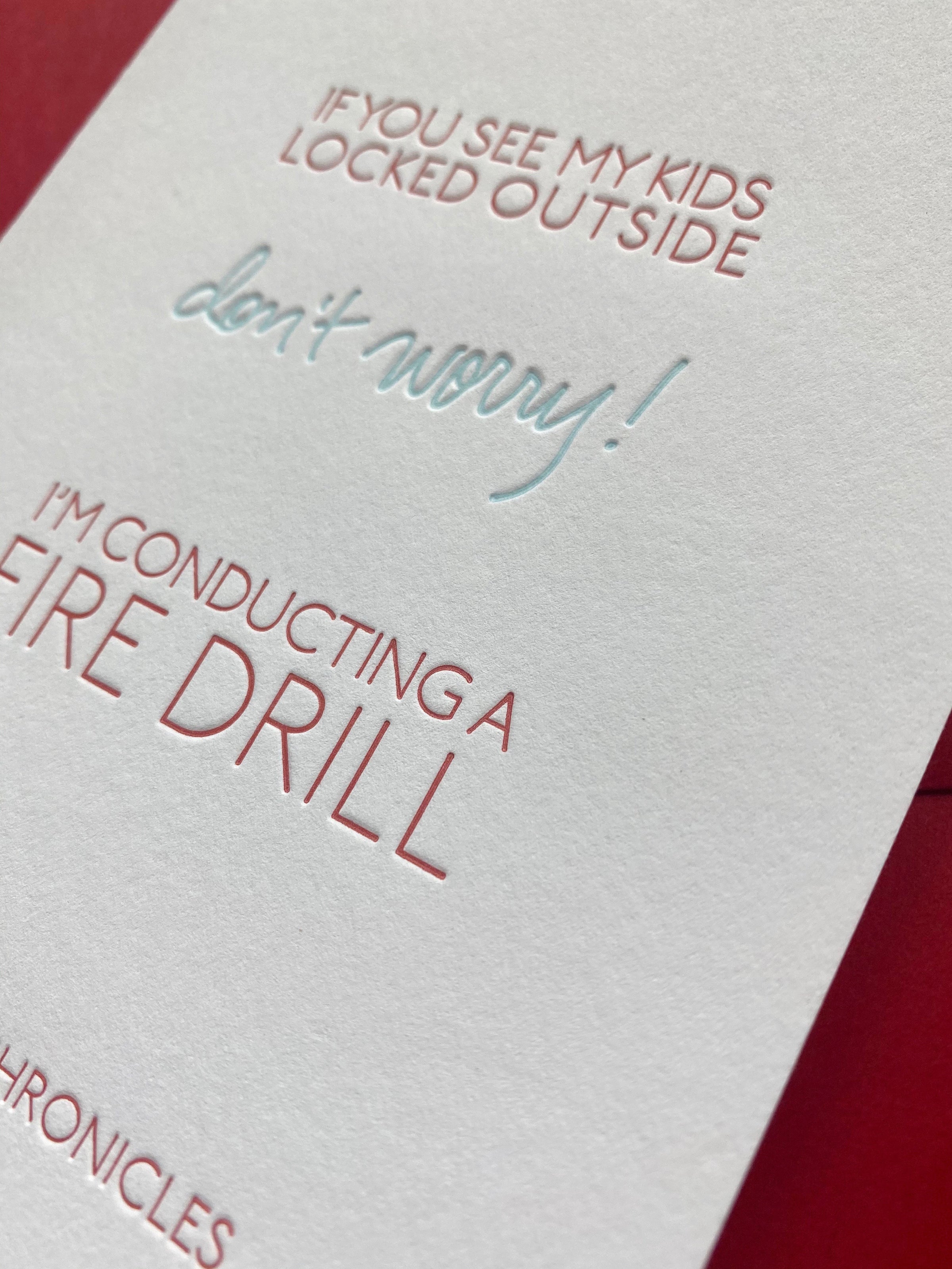 Fire Drill