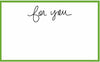 For You Tiny Card