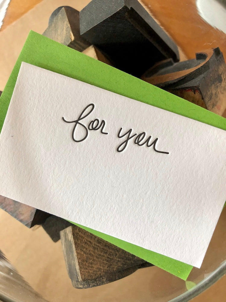 For You Tiny Card