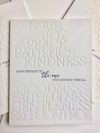 Birthday : Love, Joy, Peace