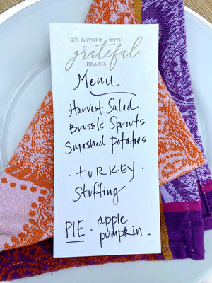 Grateful Table Cards