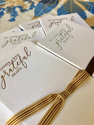 Grateful Table Cards