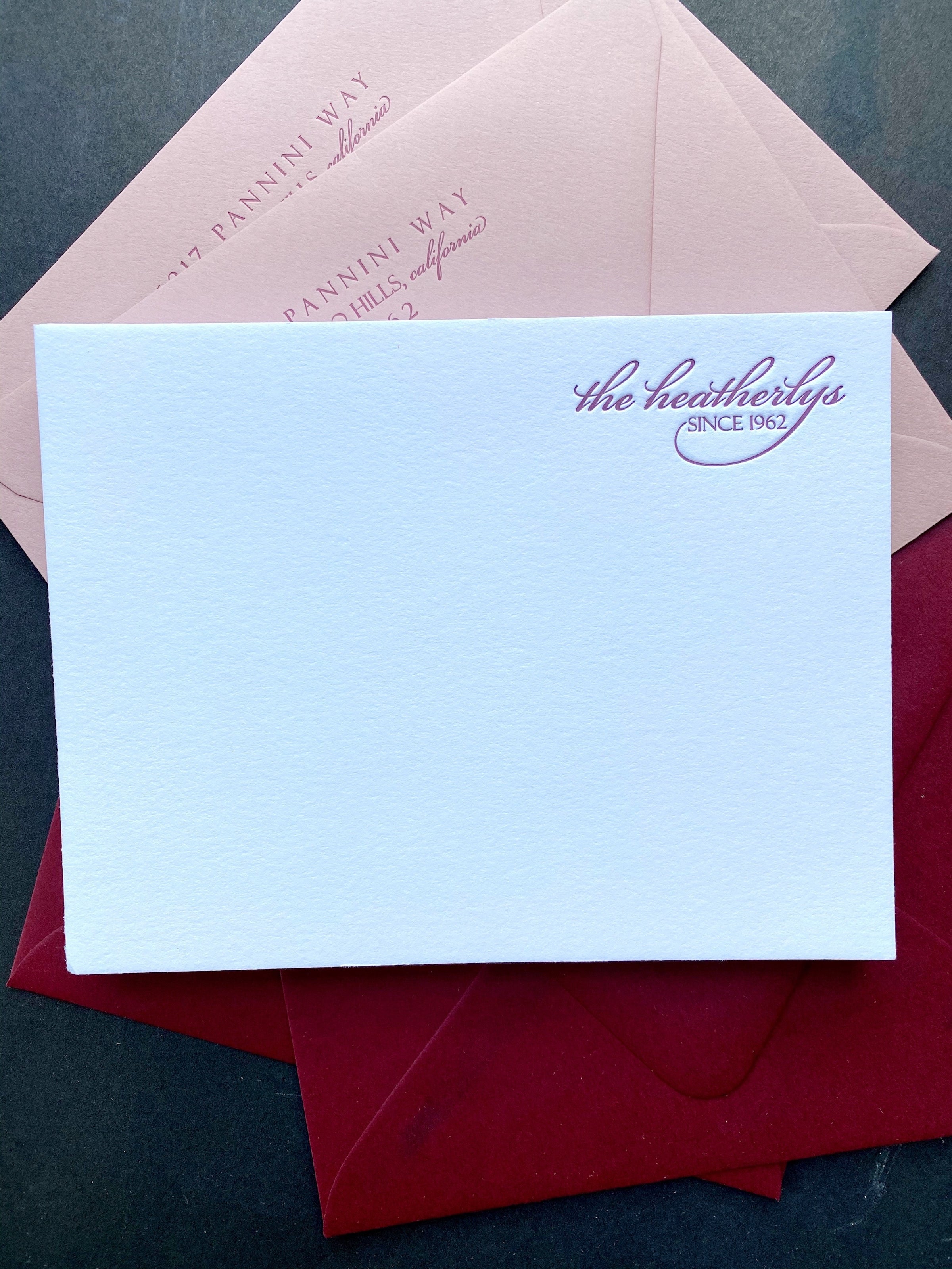 Since 1962 Stationery