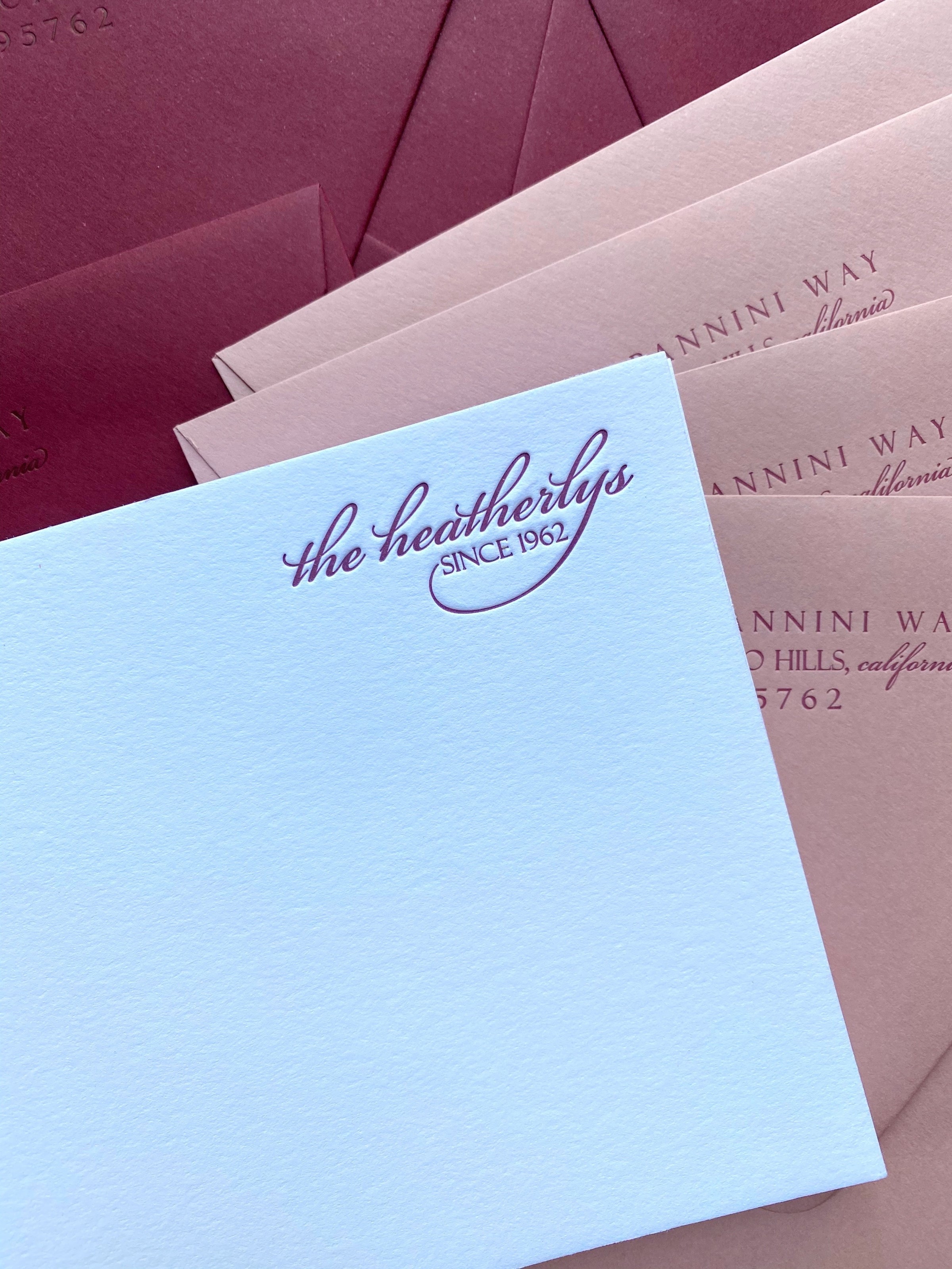 Since 1962 Stationery