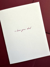I Love You, Dad