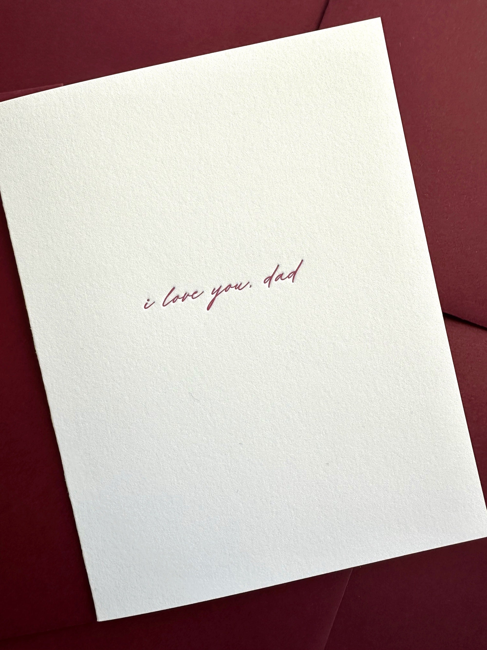 I Love You, Dad