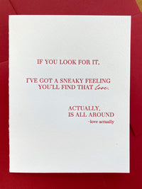 Love Actually Is All Around