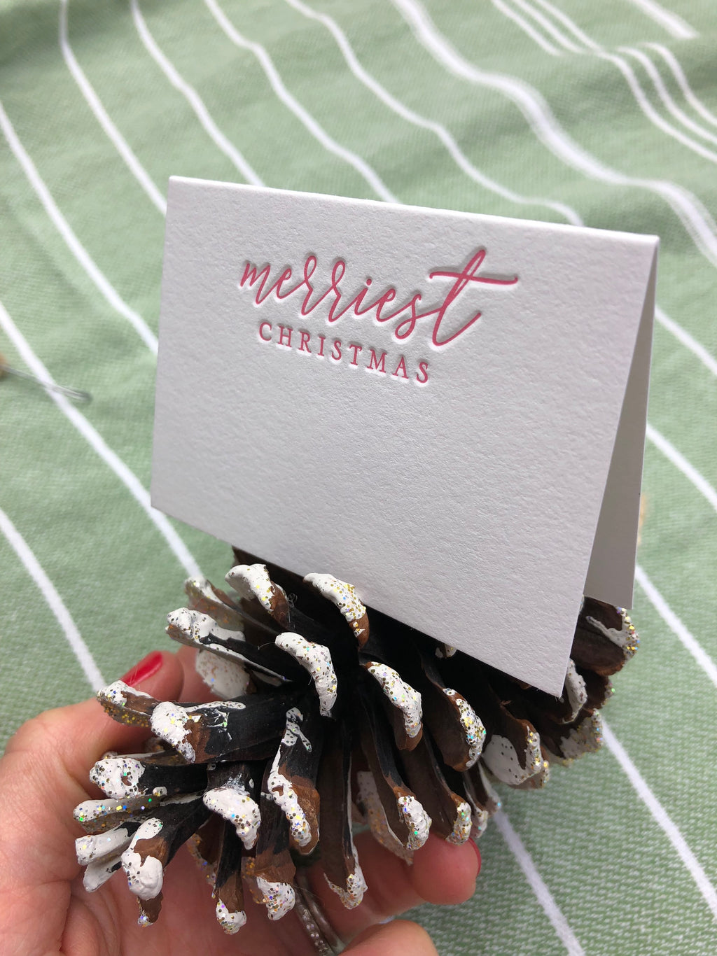 Merriest Christmas Place Cards