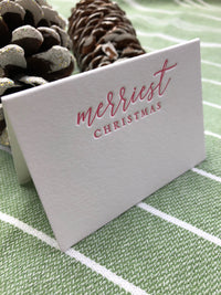 Merriest Christmas Place Cards