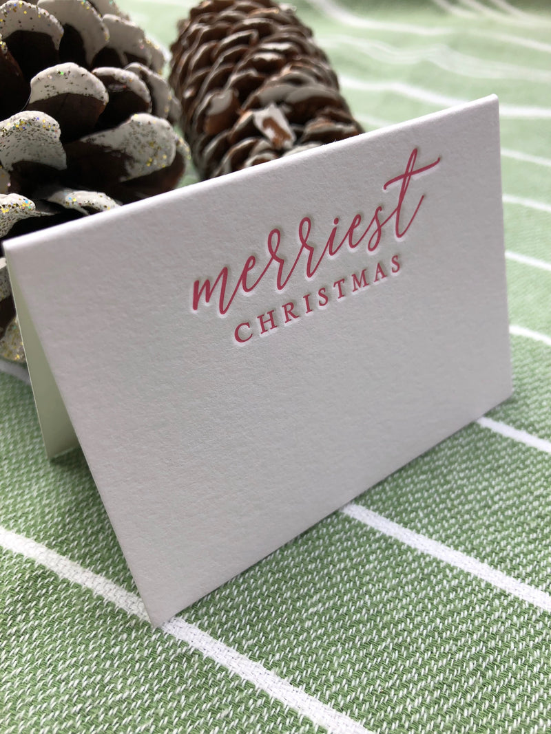 Merriest Christmas Place Cards