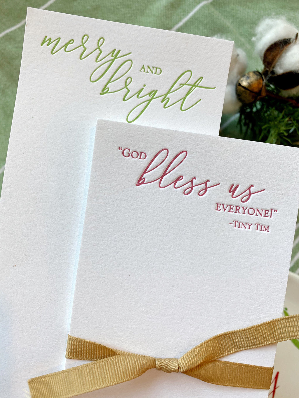 Merry and Bright Table Cards