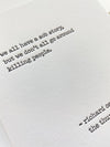 Reader Series : Sob Story