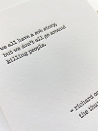 Reader Series : Sob Story