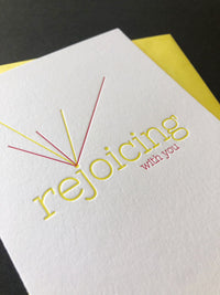 Rejoicing With You