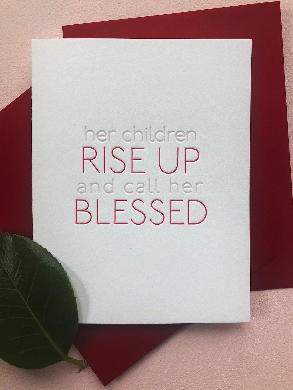 Rise Up and Call Her Blessed