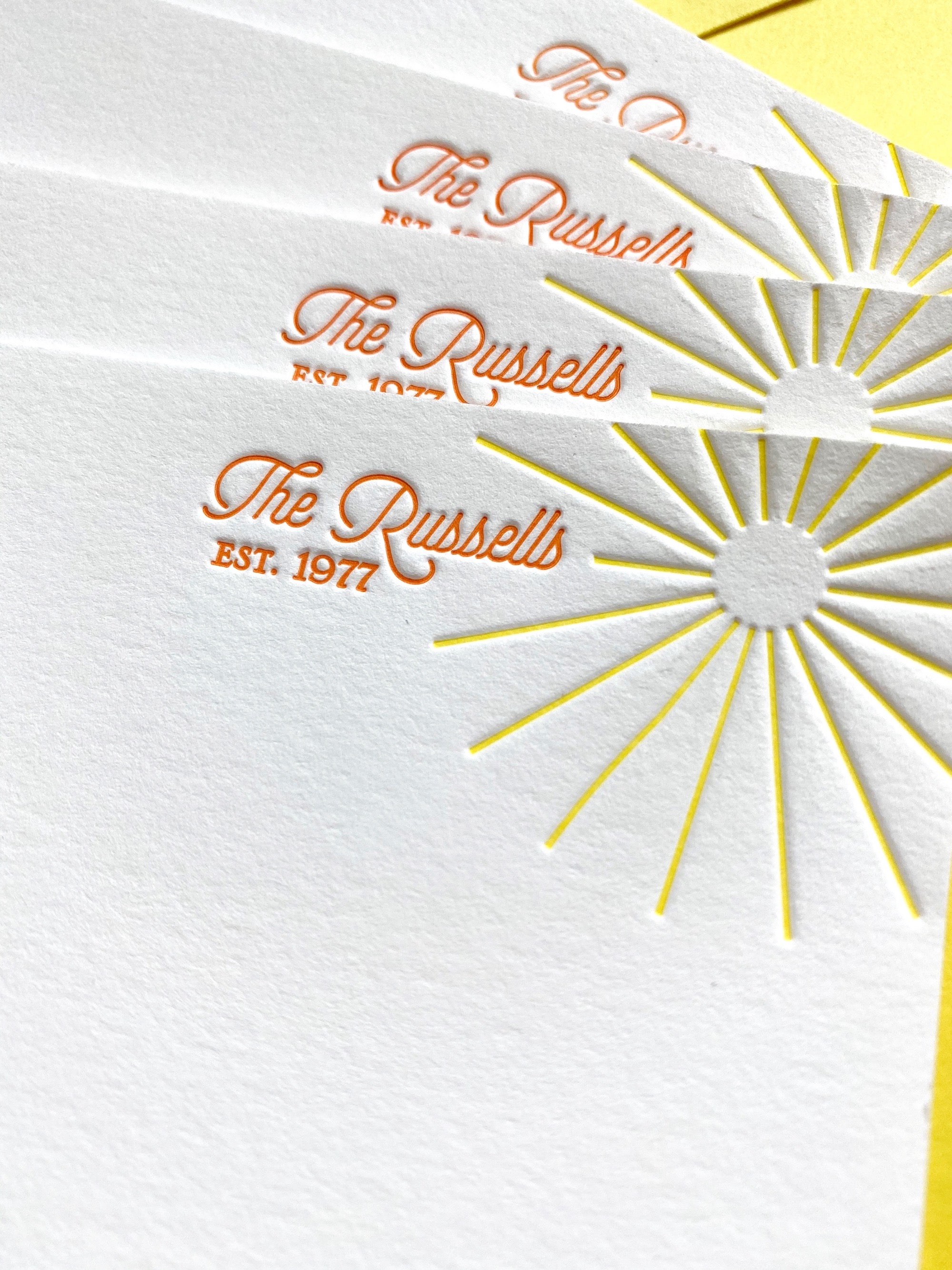 Sunshine Est Stationery