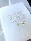 Teaching All The Things