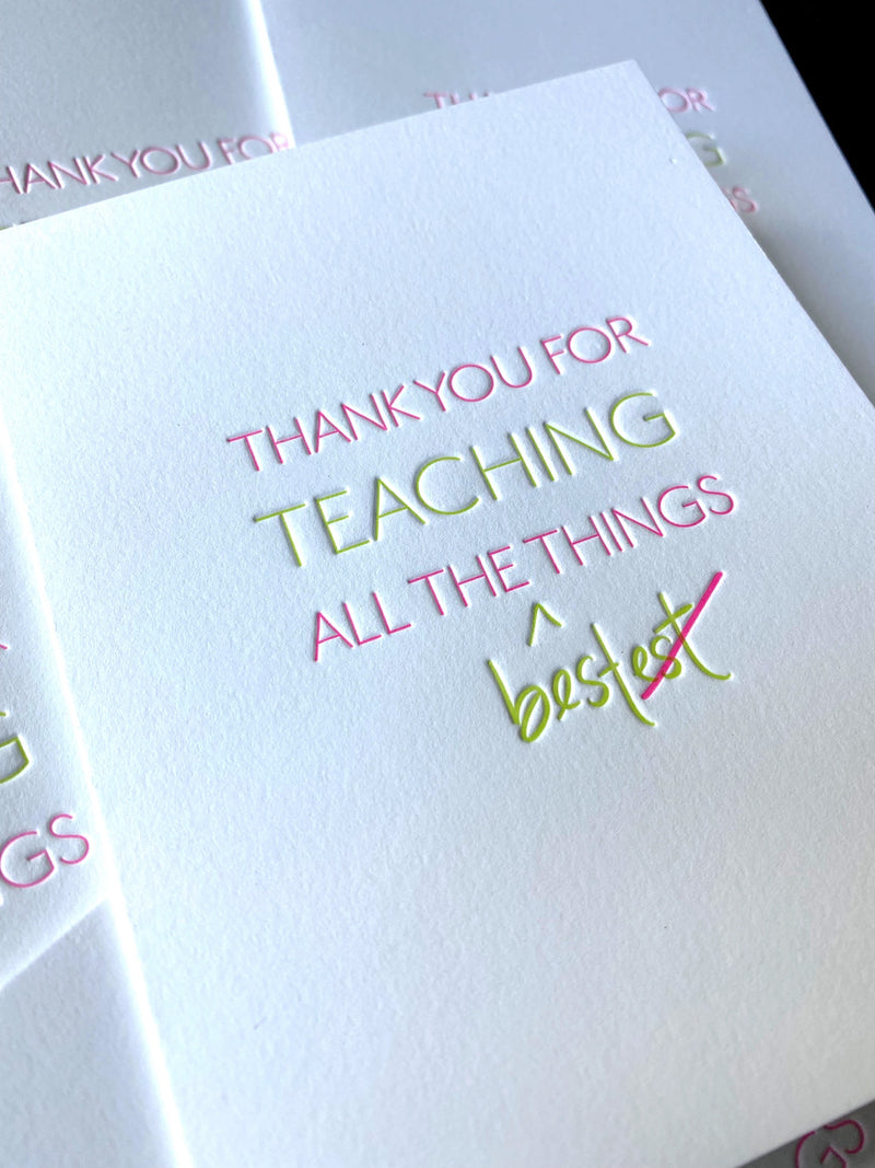 Teaching All The Things