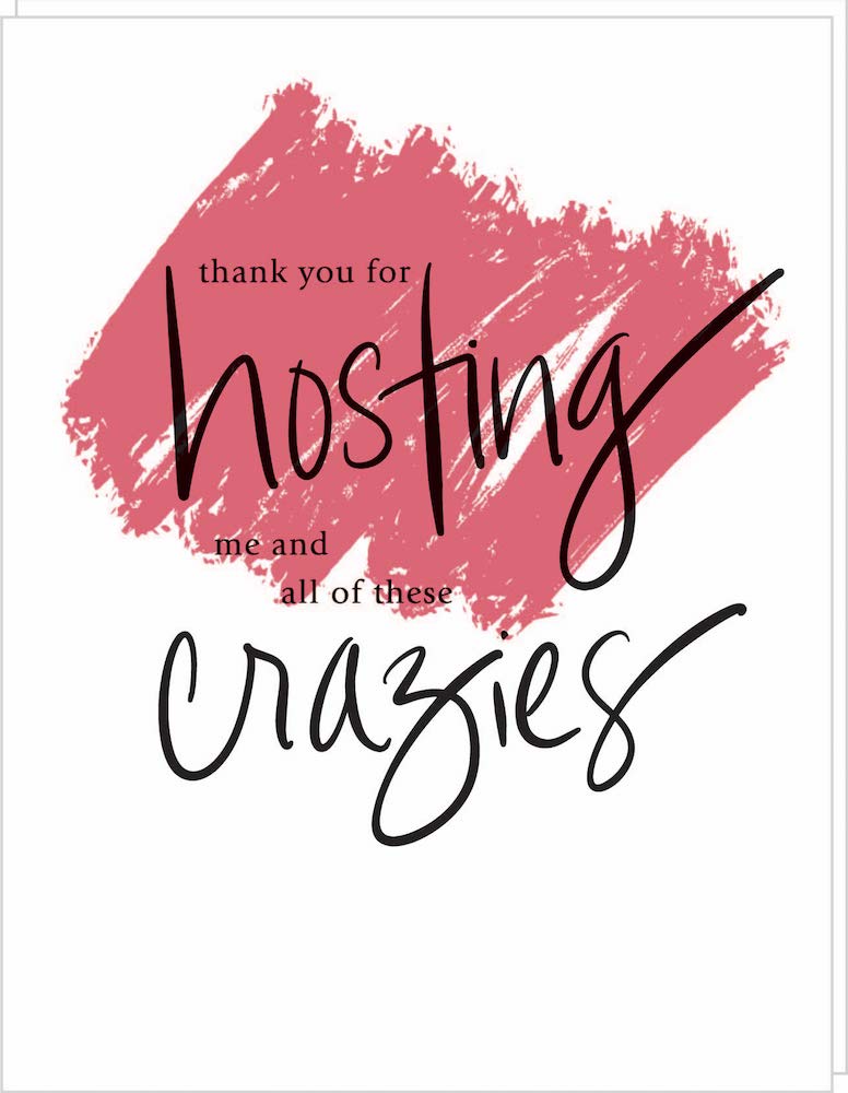 Thank You For Hosting – jill.cate design & letterpress