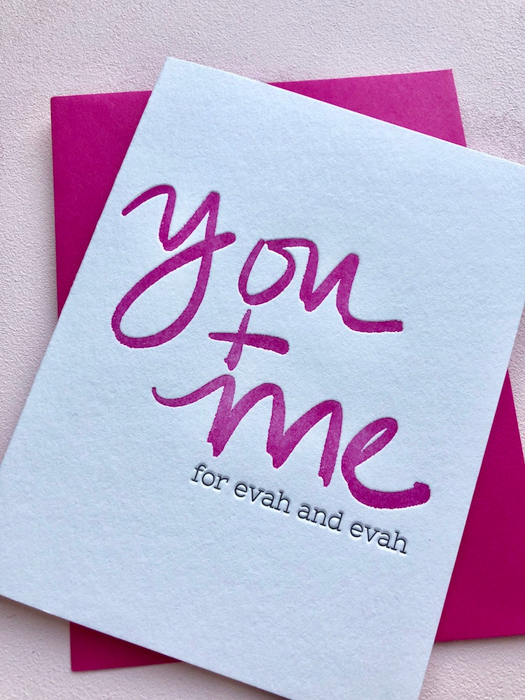 You + Me For Evah and Evah