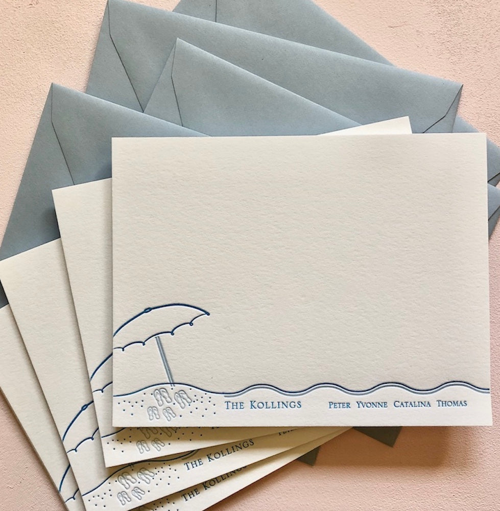 Beach Vibes Stationery